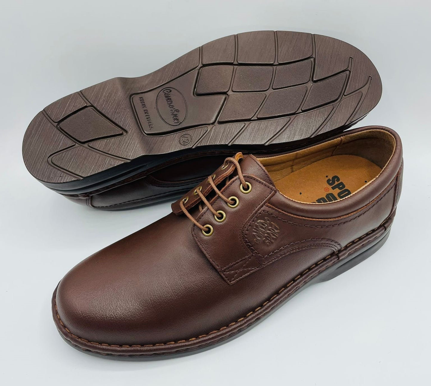 Zapato cerrado de Piel Derby para Hombre