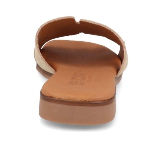 Sandalia Plana Beige