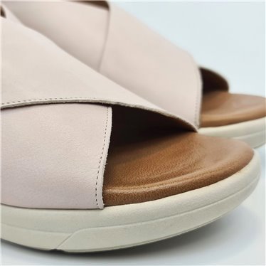 Sandalia de Cuña Beige