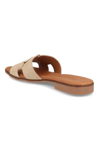 Sandalia Plana Beige