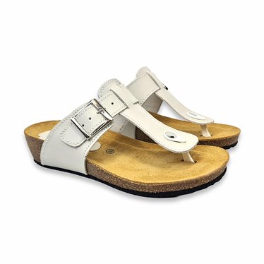 Sandalias Bio Esclava Mujer Piel Plantilla Acolchada