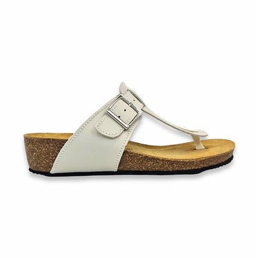 Sandalias Bio Esclava Mujer Piel Plantilla Acolchada