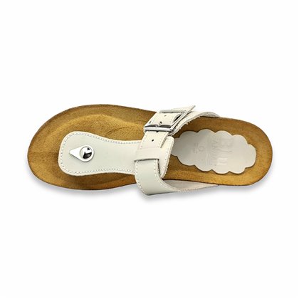 Sandalias Bio Esclava Mujer Piel Plantilla Acolchada
