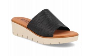 Sandalia tipo pala para mujer modelo 6002 con acabado trenzado y planta de gel