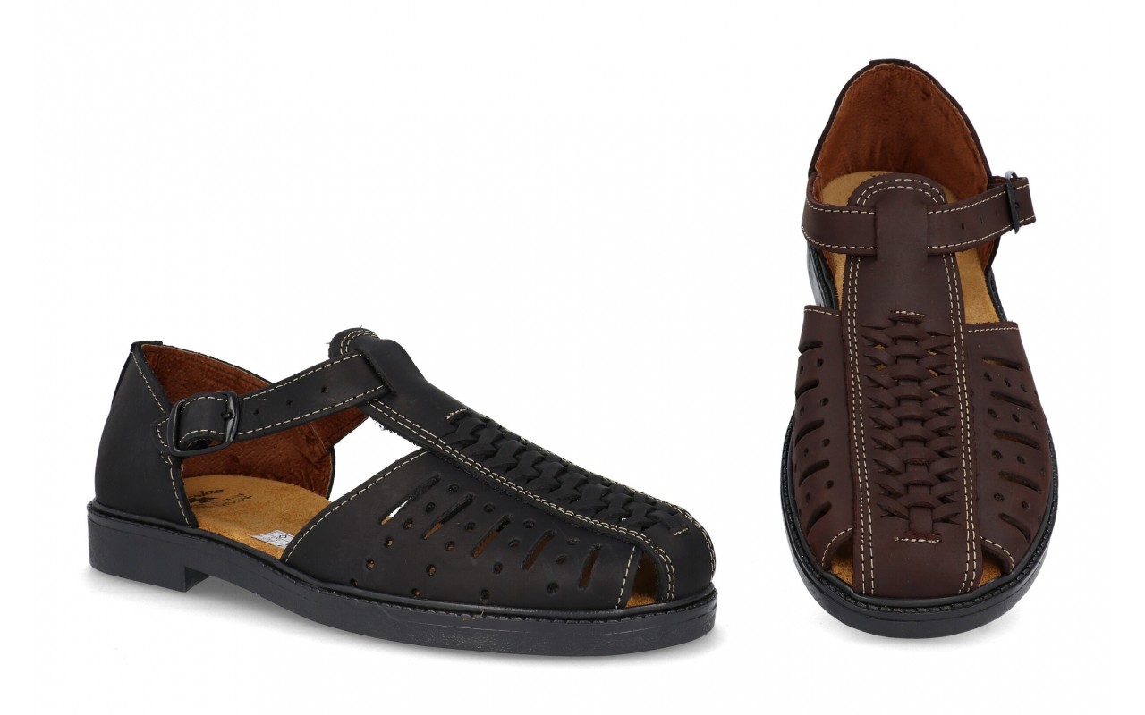 sandalia de piel para hombre modelo 11