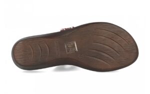 Sandalia de piel para mujer modelo 2005 cómoda y transpirable