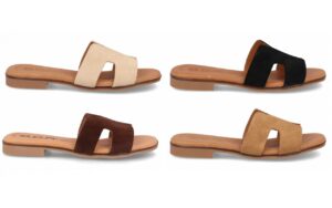 Sandalia de piel para mujer modelo 3053 cómoda y transpirable