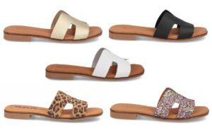 Sandalia de piel para mujer modelo 3053G cómoda y transpirable