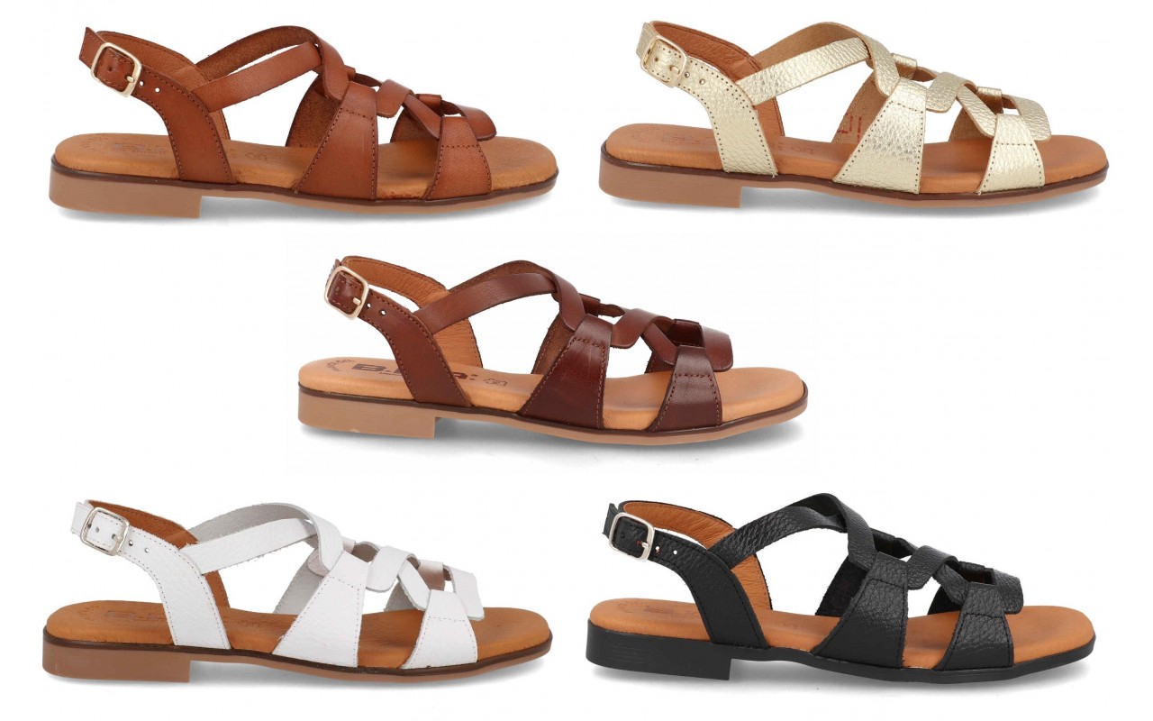 sandalia piel mujer modelo 3080