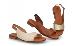 Sandalia de piel para mujer modelo 3005 cómoda y transpirable