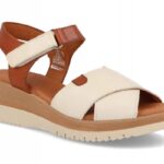 sandalia de piel para mujer modelo 8000