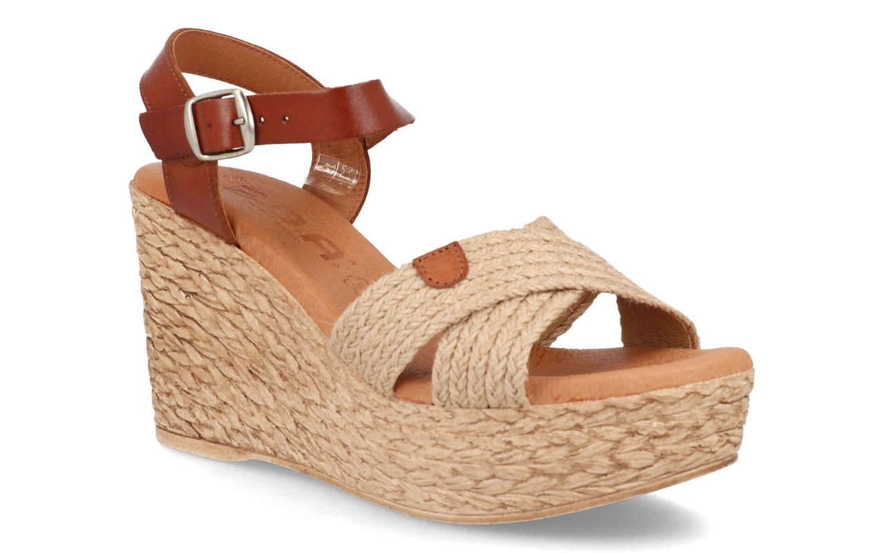 sandalia de cuña para mujer modelo RA26
