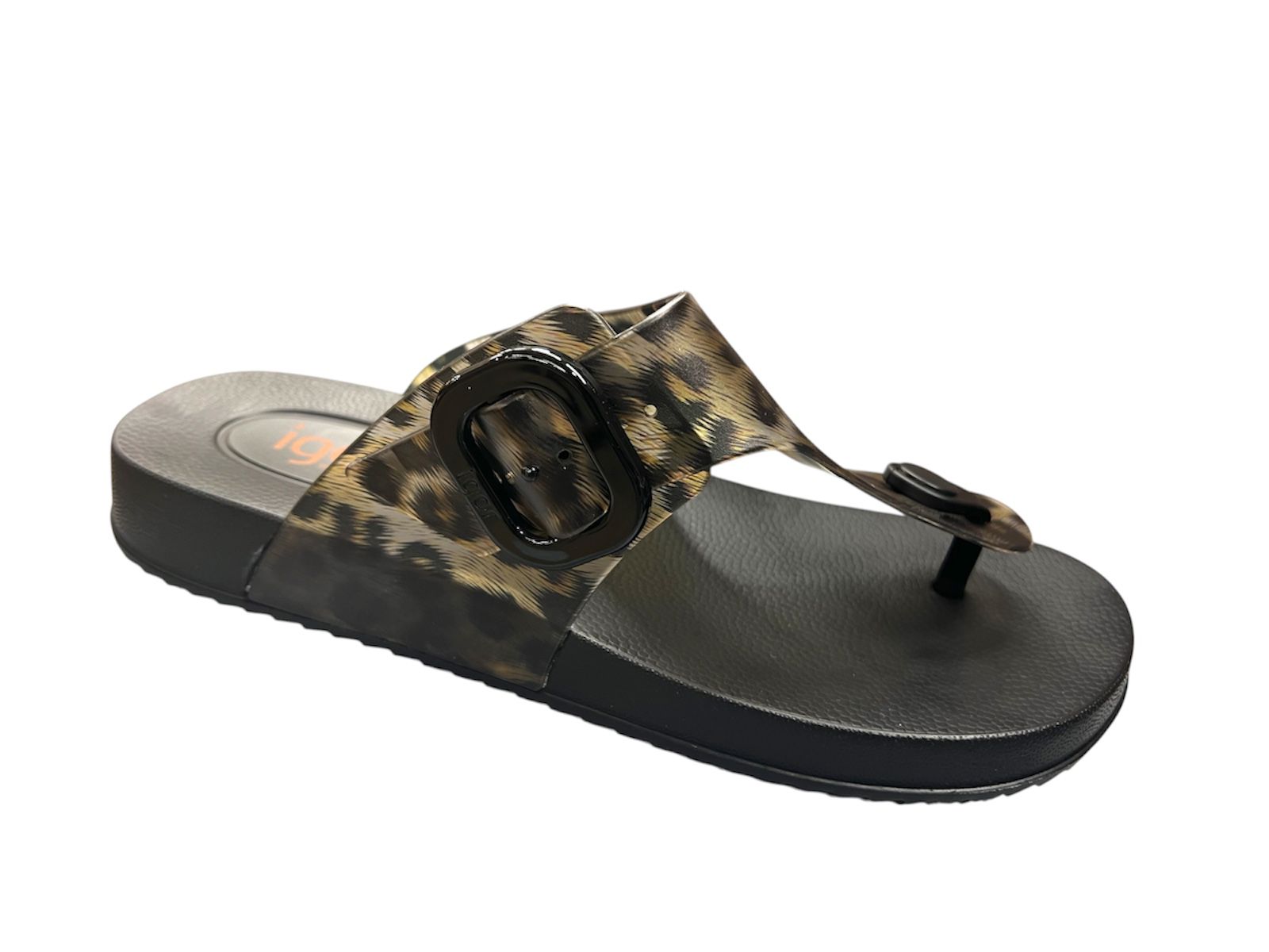 sandalia mujer modelo s-10362 igor leopardo