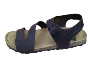Sandalias de cuero bio moka – Modelo Confort 72601